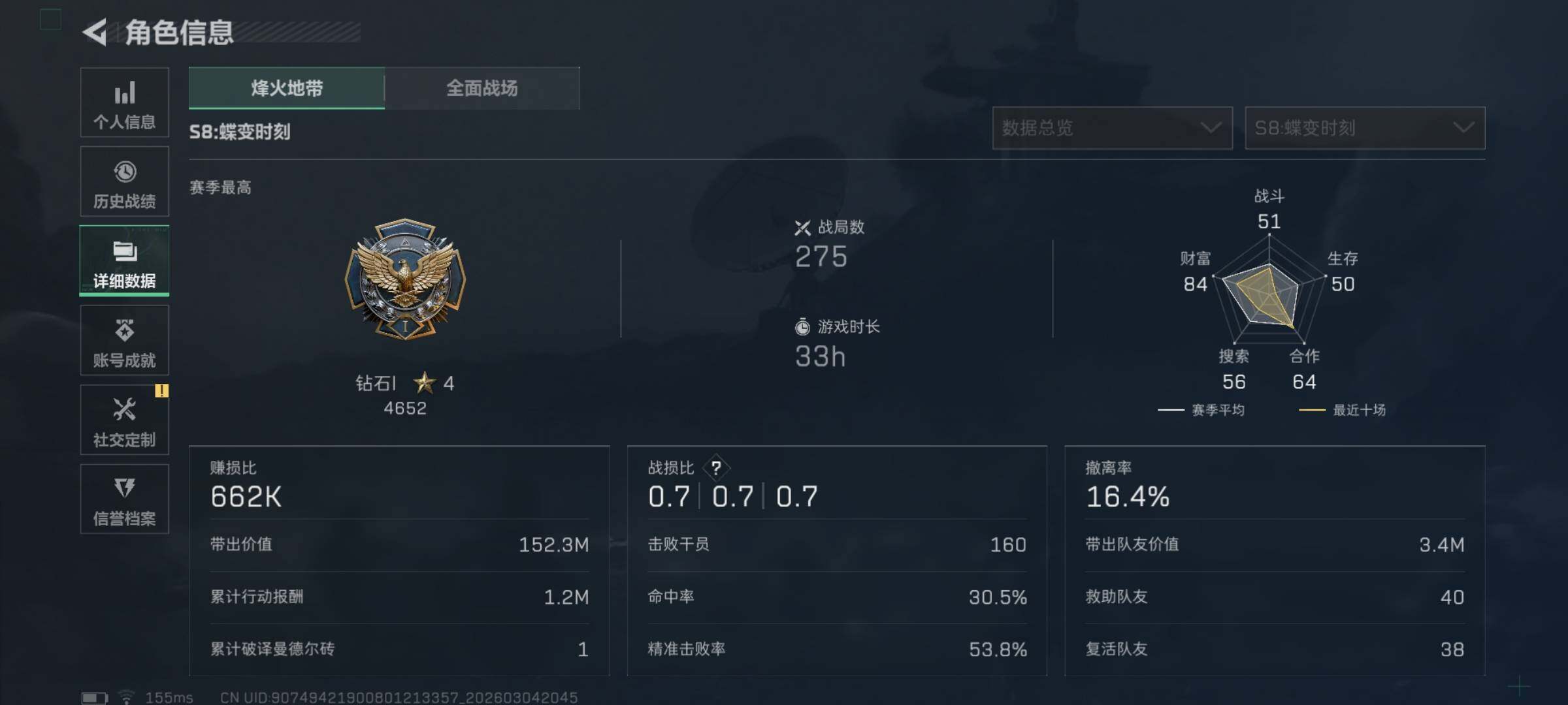 SJZQM459658三角洲行动账号详情图7