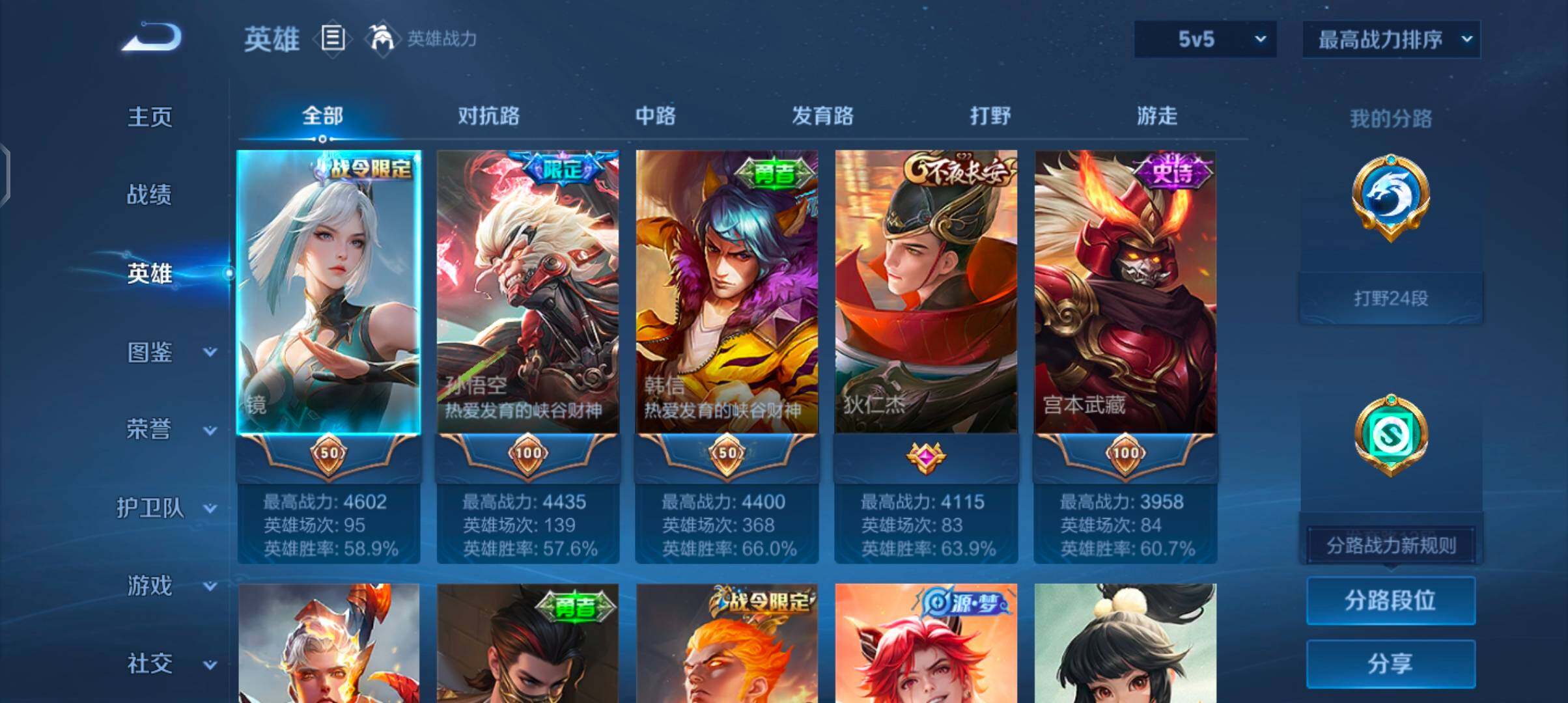 WZJZ4210070王者荣耀账号详情图6