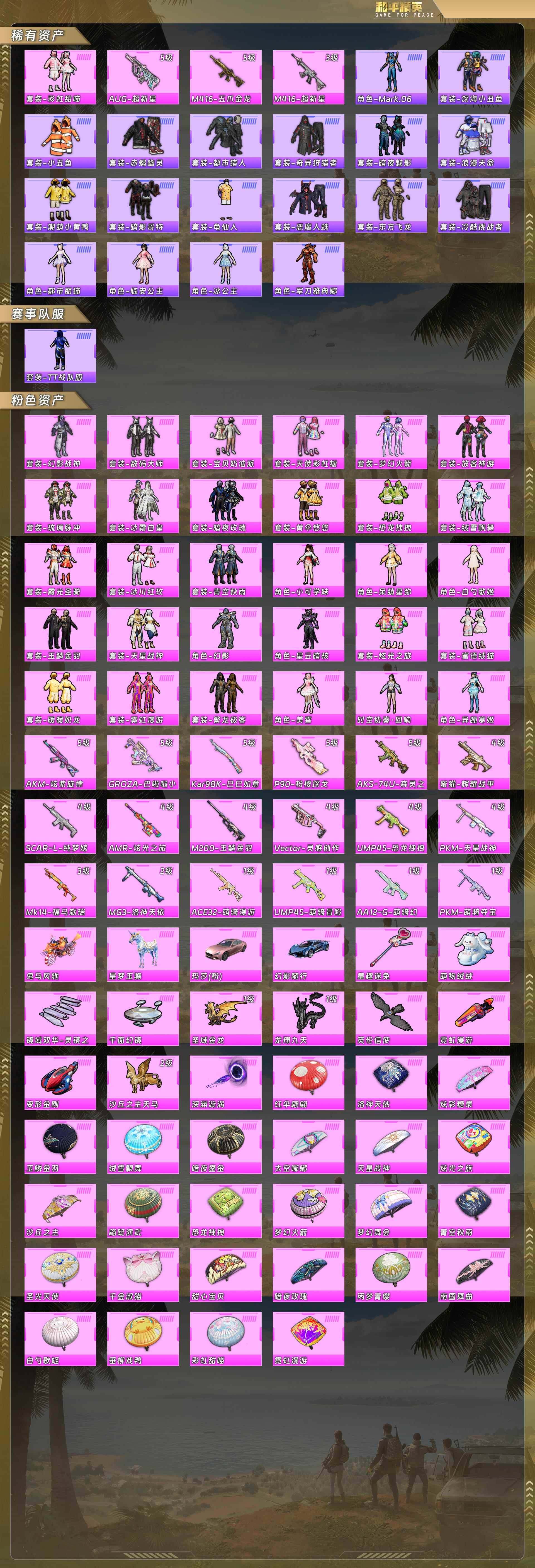 HPQM4120445和平精英账号详情图5