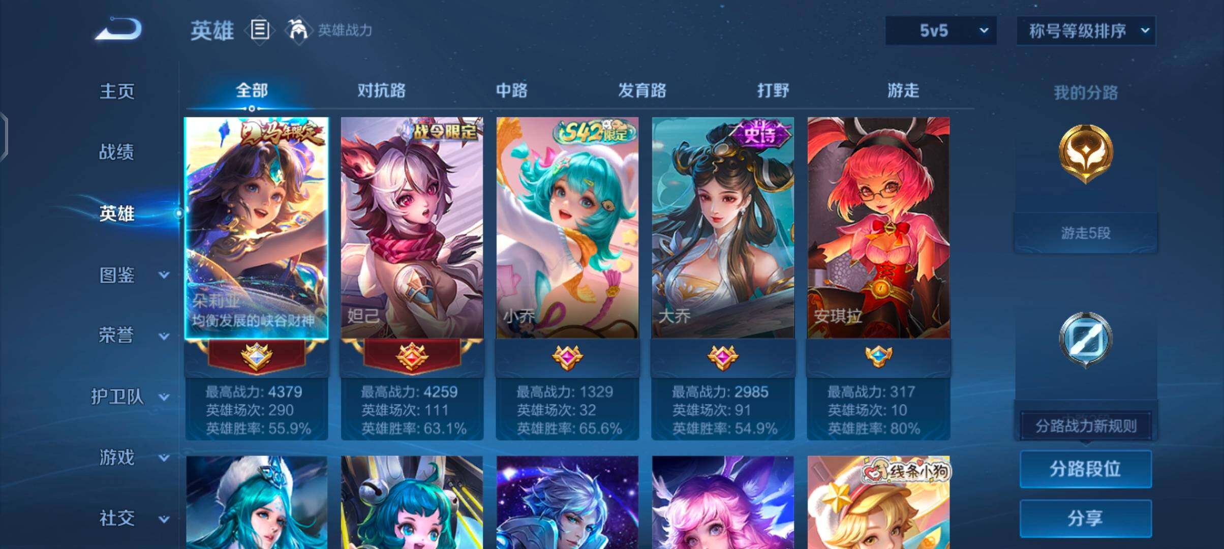 WZJZ4209977王者荣耀账号详情图5