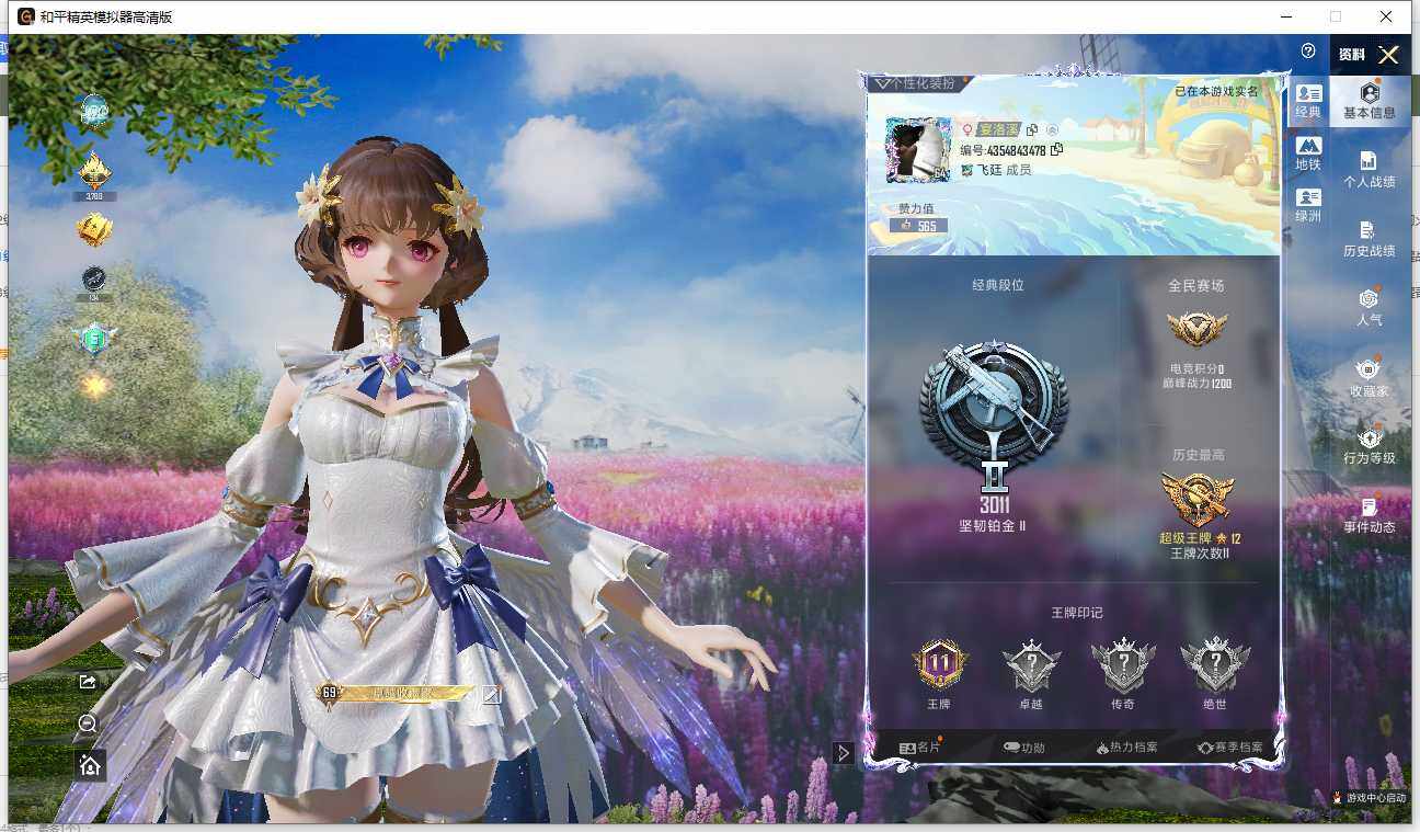 HPLE4111386和平精英账号详情图3