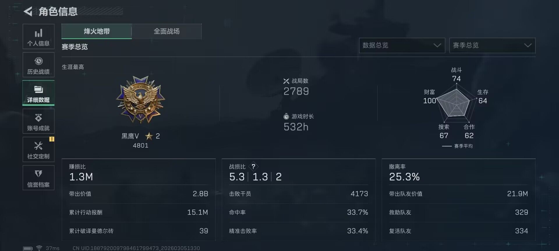 SJZQM459513三角洲行动账号详情图9