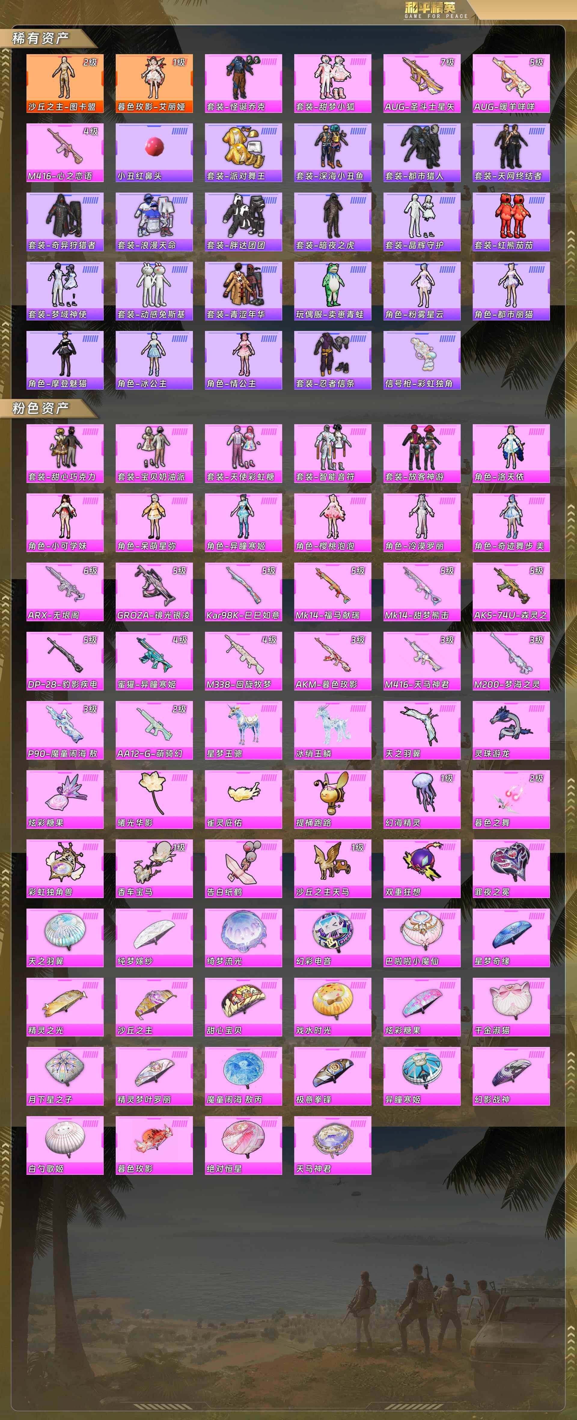 HPCMW4135993和平精英账号详情图5