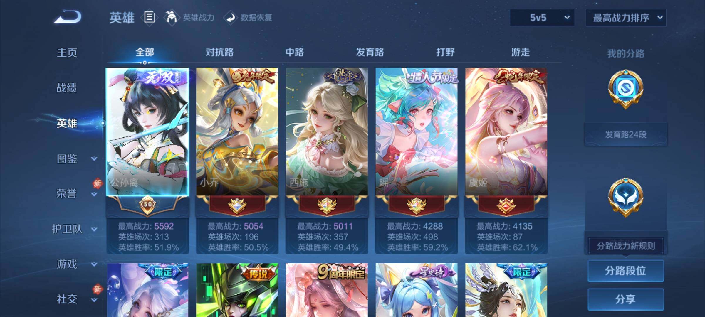 WZCMY4205279王者荣耀账号详情图3