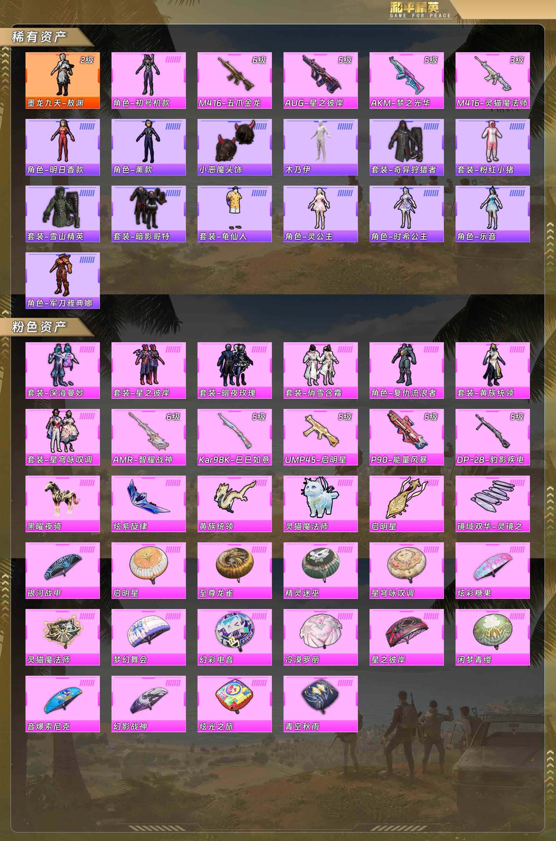 HPQM4129889和平精英账号详情图5