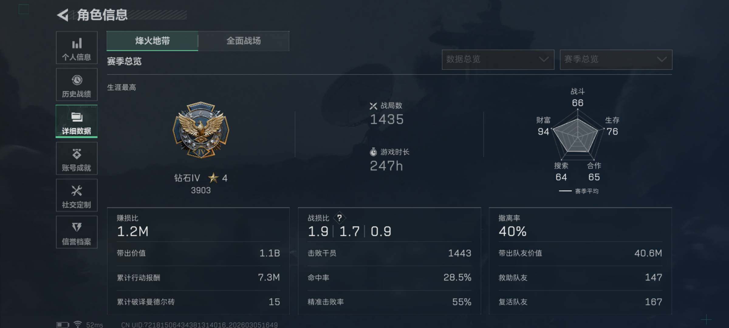 SJZQM459629三角洲行动账号详情图6