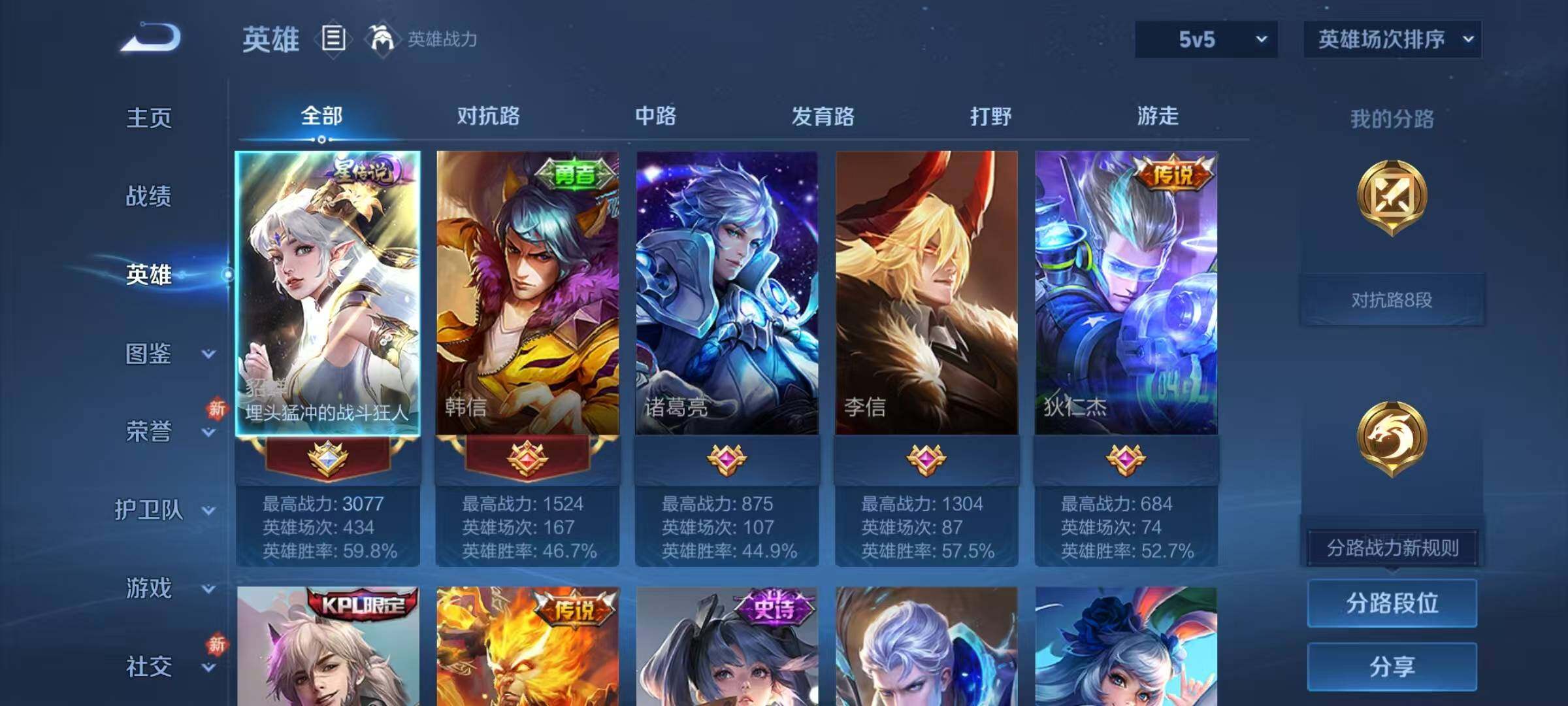 WZCMW4226647王者荣耀账号详情图6