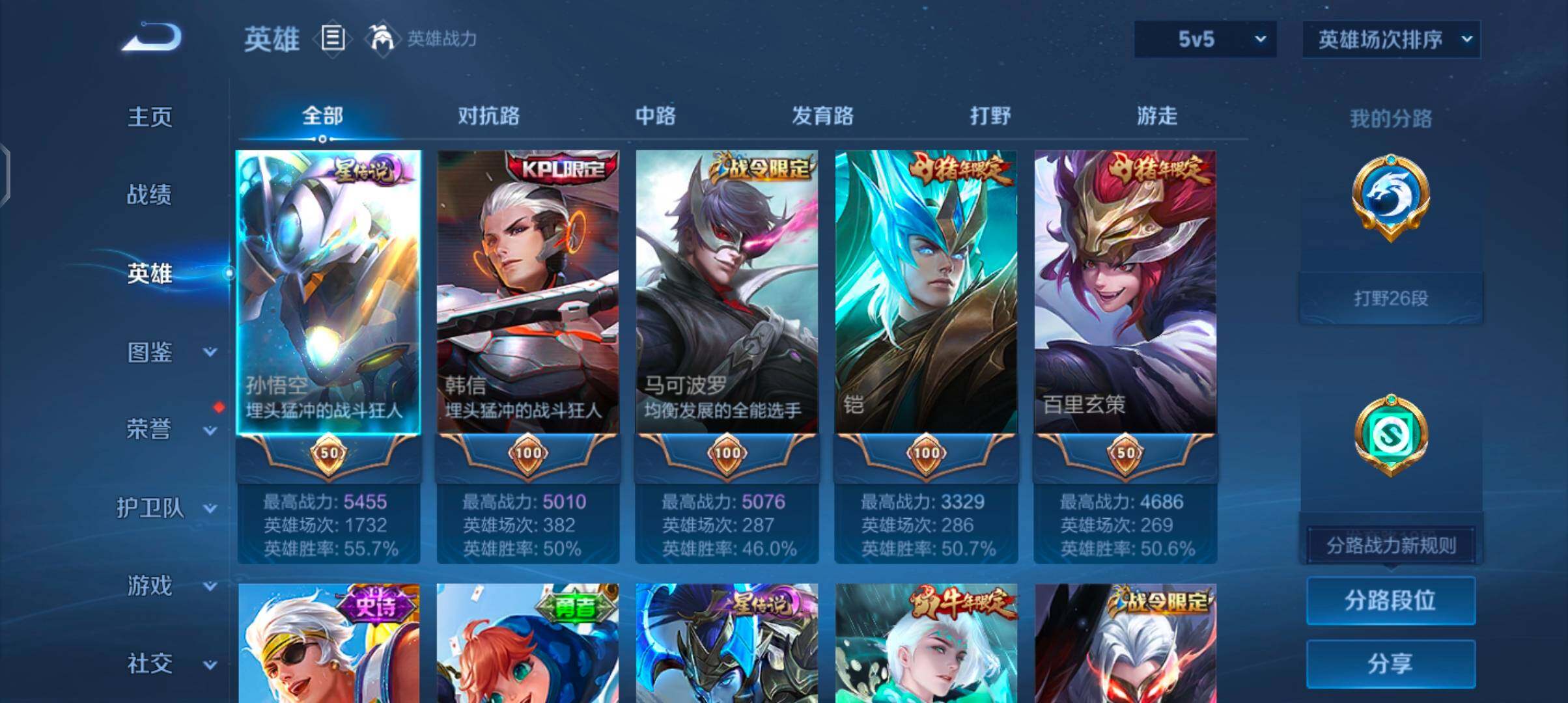 WZJZ4215133王者荣耀账号详情图7