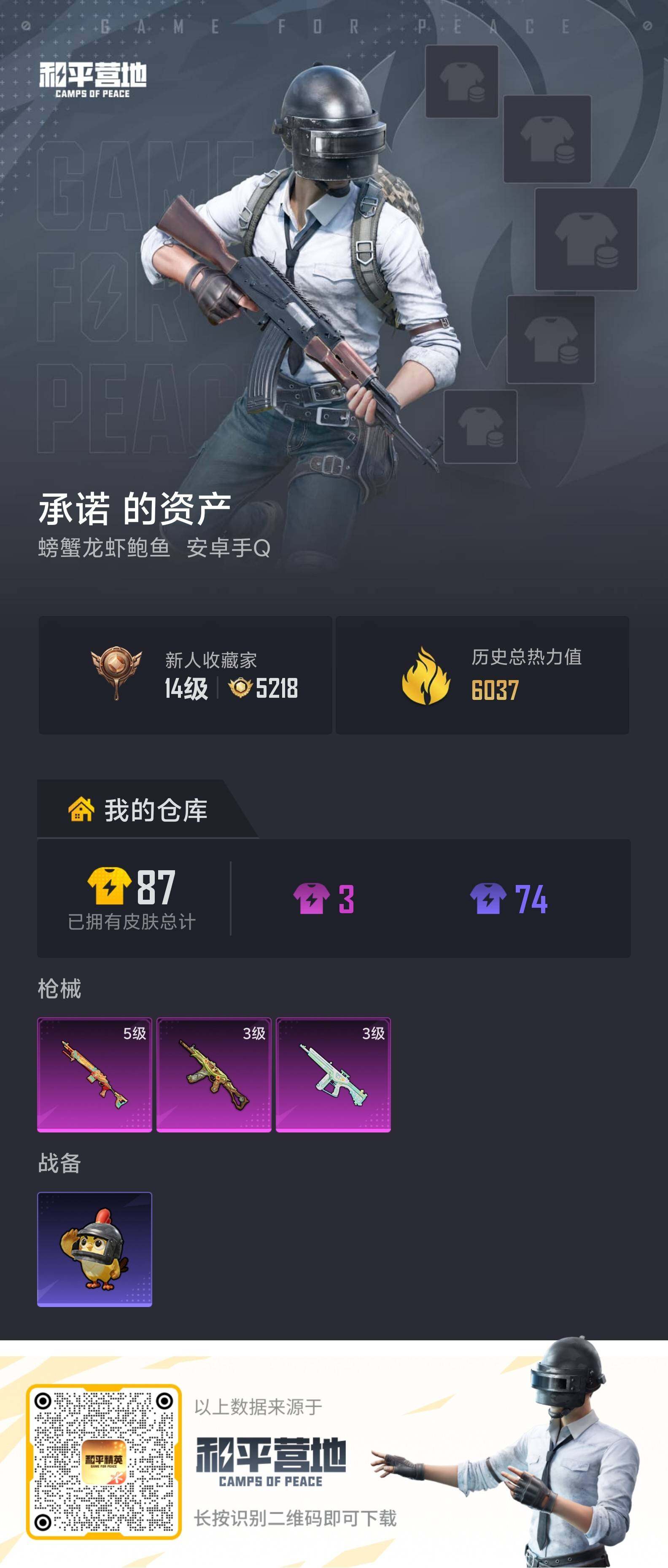 HPLX4115873和平精英账号详情图3