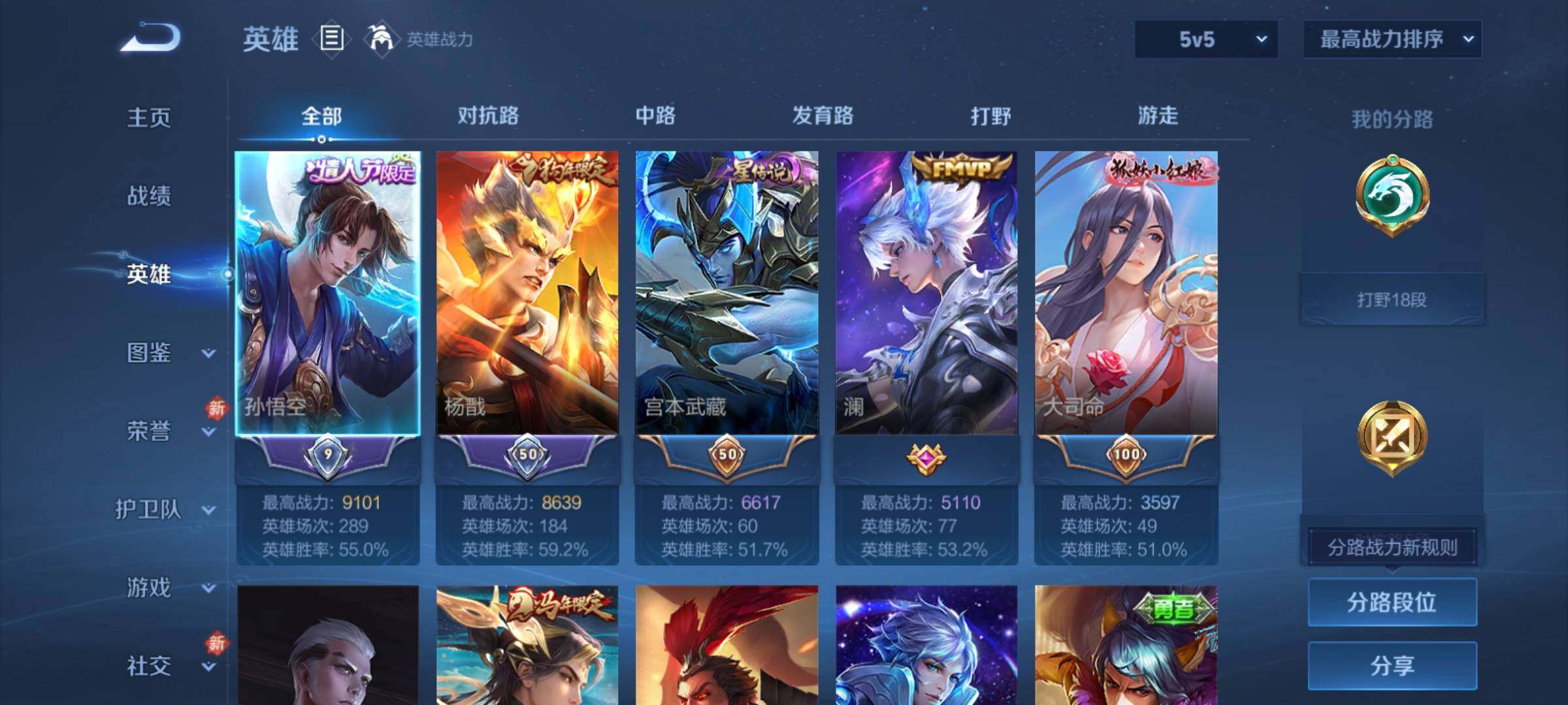 WZCMY4207880王者荣耀账号详情图3