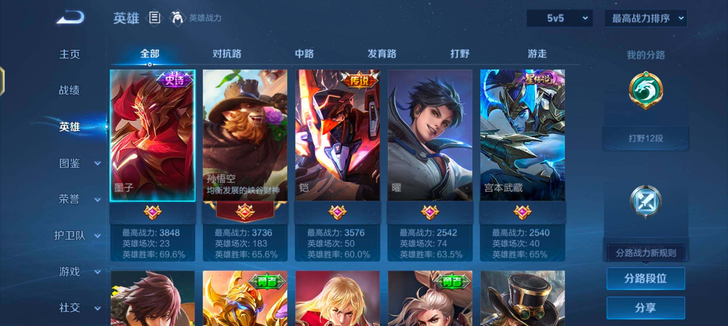 WZCMW4225046王者荣耀账号详情图6