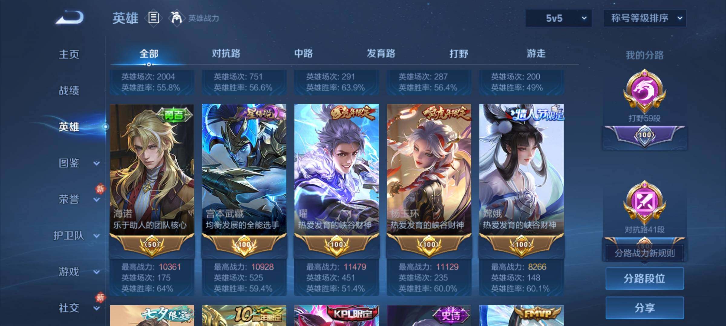 WZCMY4207573王者荣耀账号详情图5