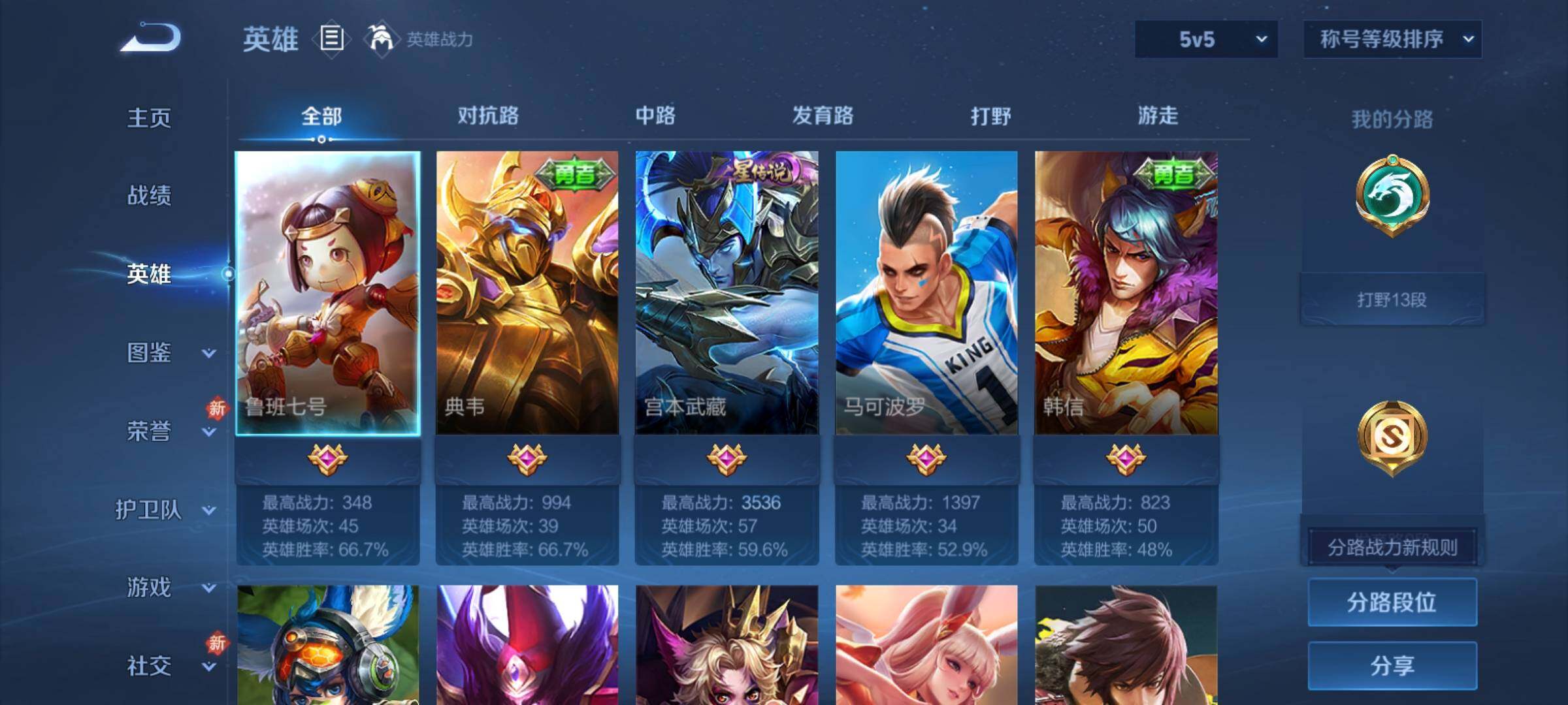 WZCMY4207649王者荣耀账号详情图3