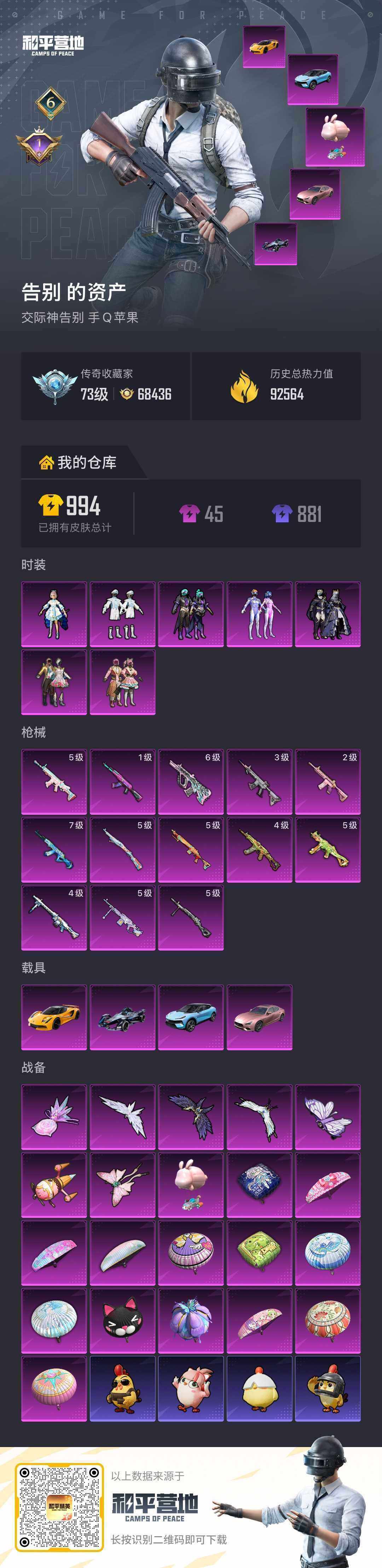 HPLX4115853和平精英账号详情图2