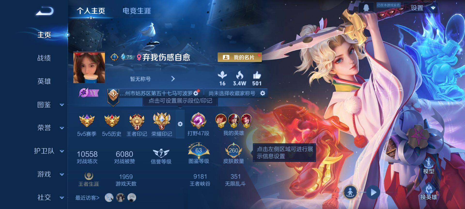 WZQM4207425王者荣耀账号详情图3