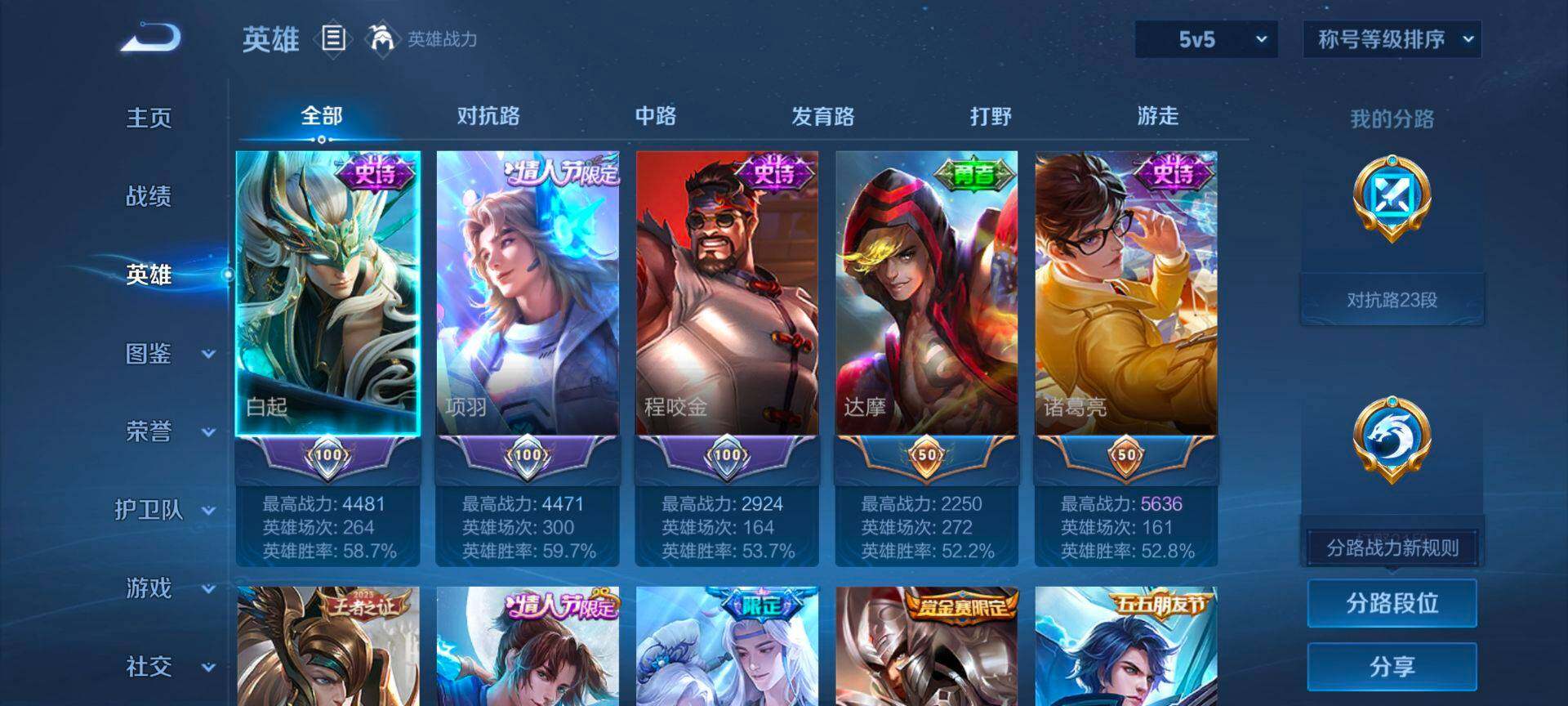 WZQM4207460王者荣耀账号详情图4