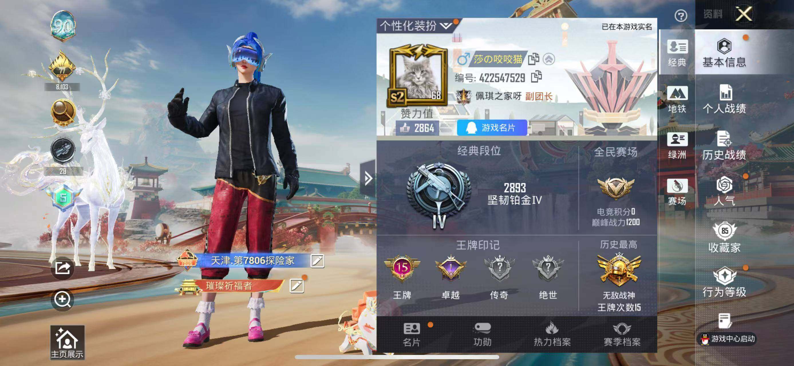 HPCMW4136221和平精英账号详情图2