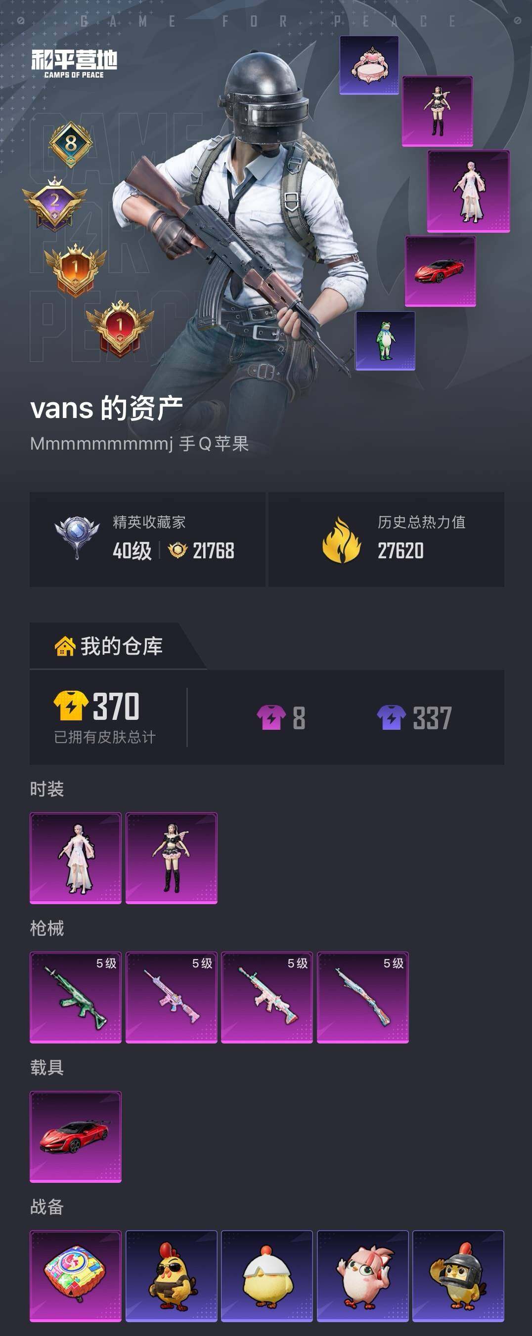 HPQM4113956和平精英账号详情图5