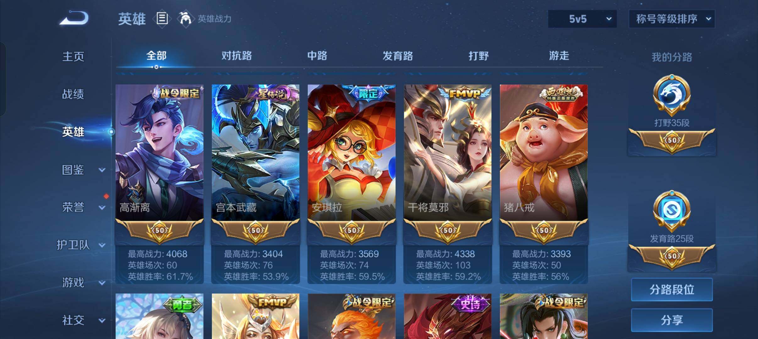 WZLX4218589王者荣耀账号详情图6