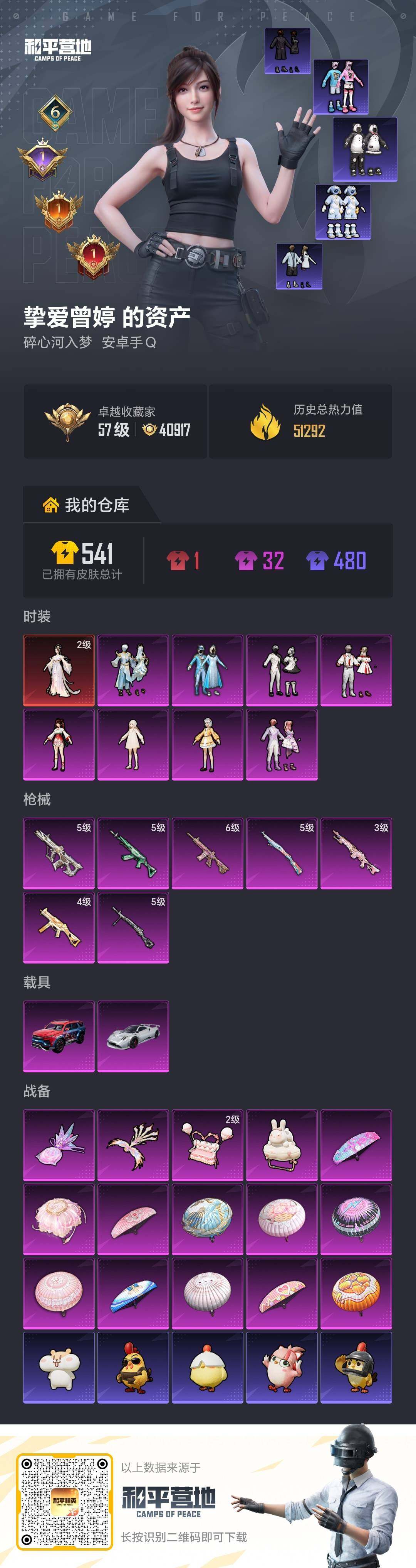 HPQM4114003和平精英账号详情图19