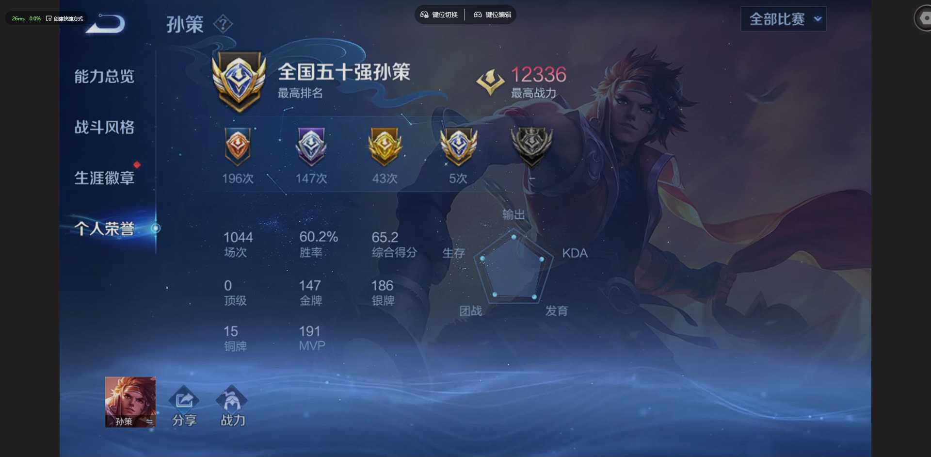 WZQM4209595王者荣耀账号详情图6