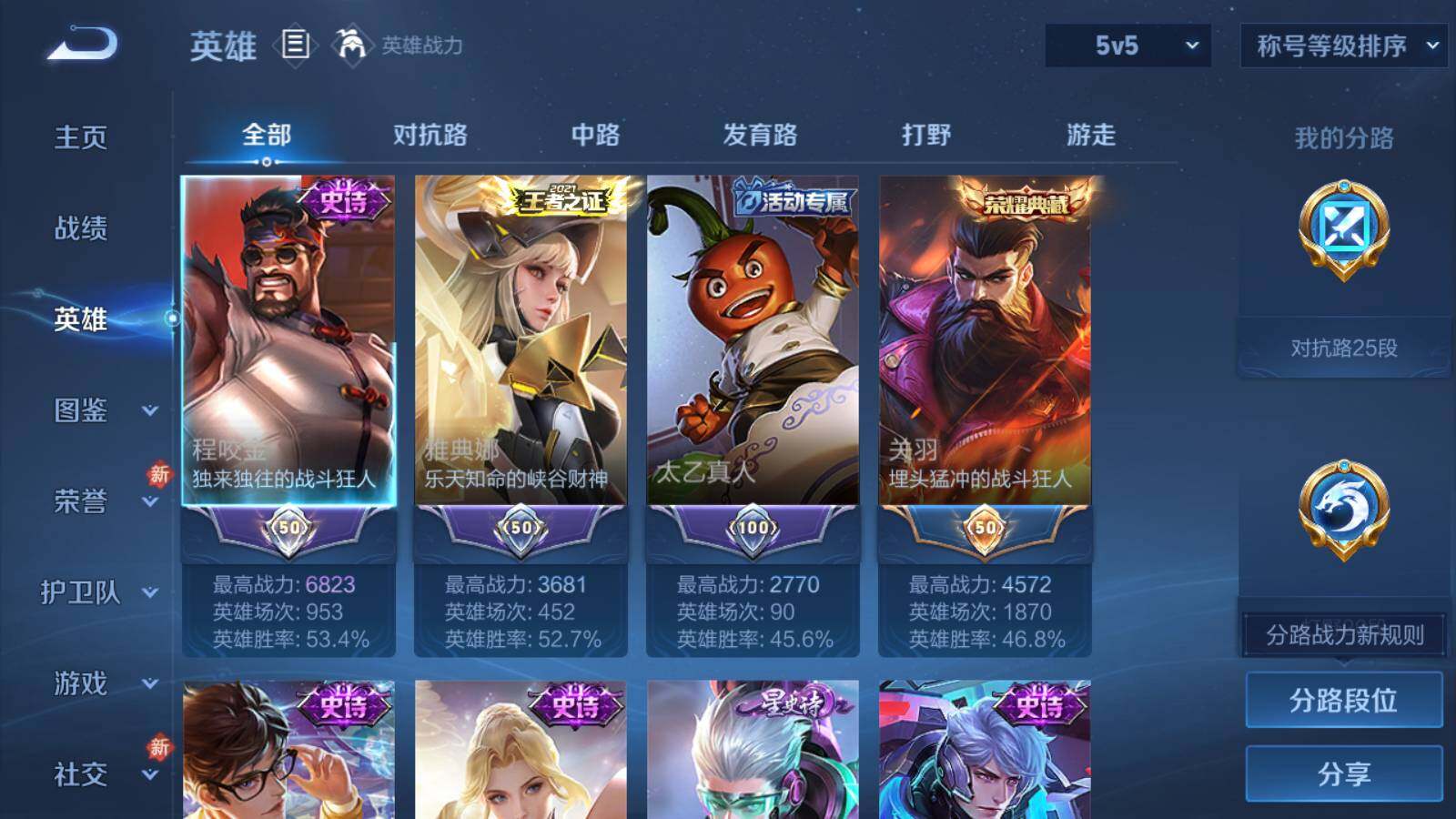 WZLX4207882王者荣耀账号详情图9