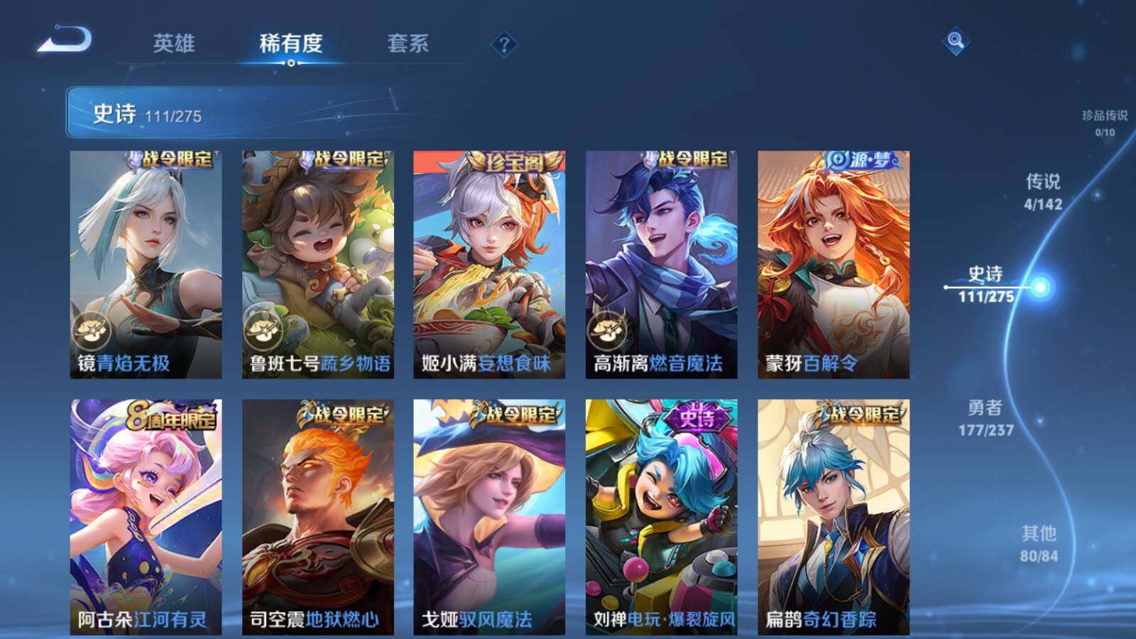 WZLX4207882王者荣耀账号详情图14