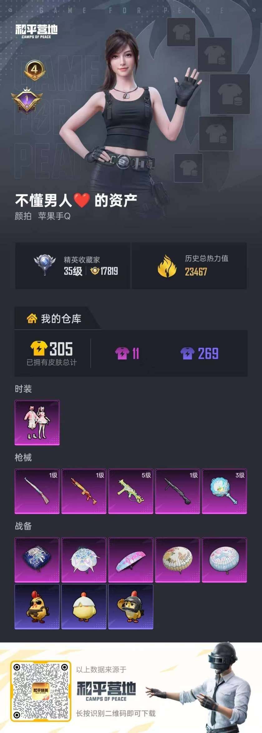 HPLX4116238和平精英账号详情图6