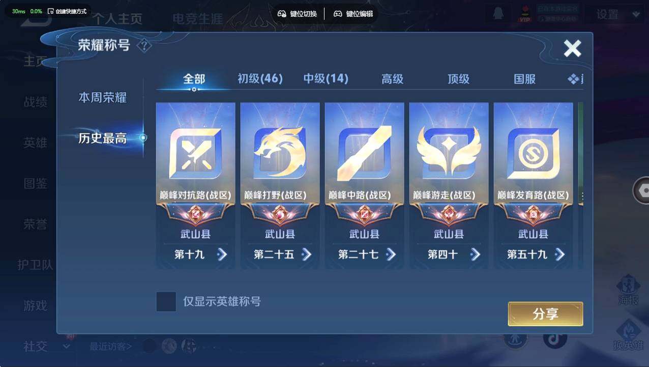 WZCMW4217654王者荣耀账号详情图12