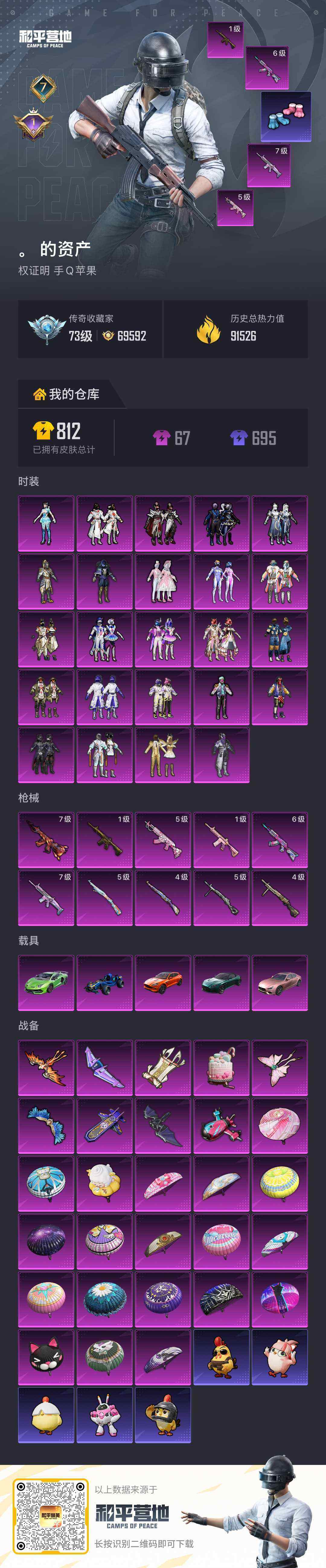 HPLE4115798和平精英账号详情图12