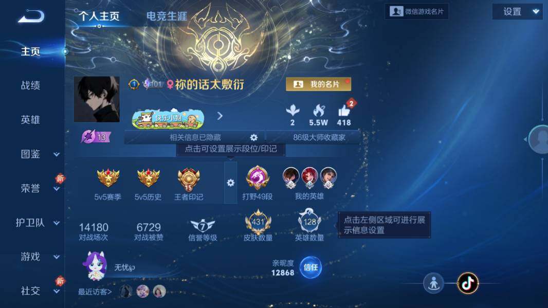 WZQM4211172王者荣耀账号详情图11