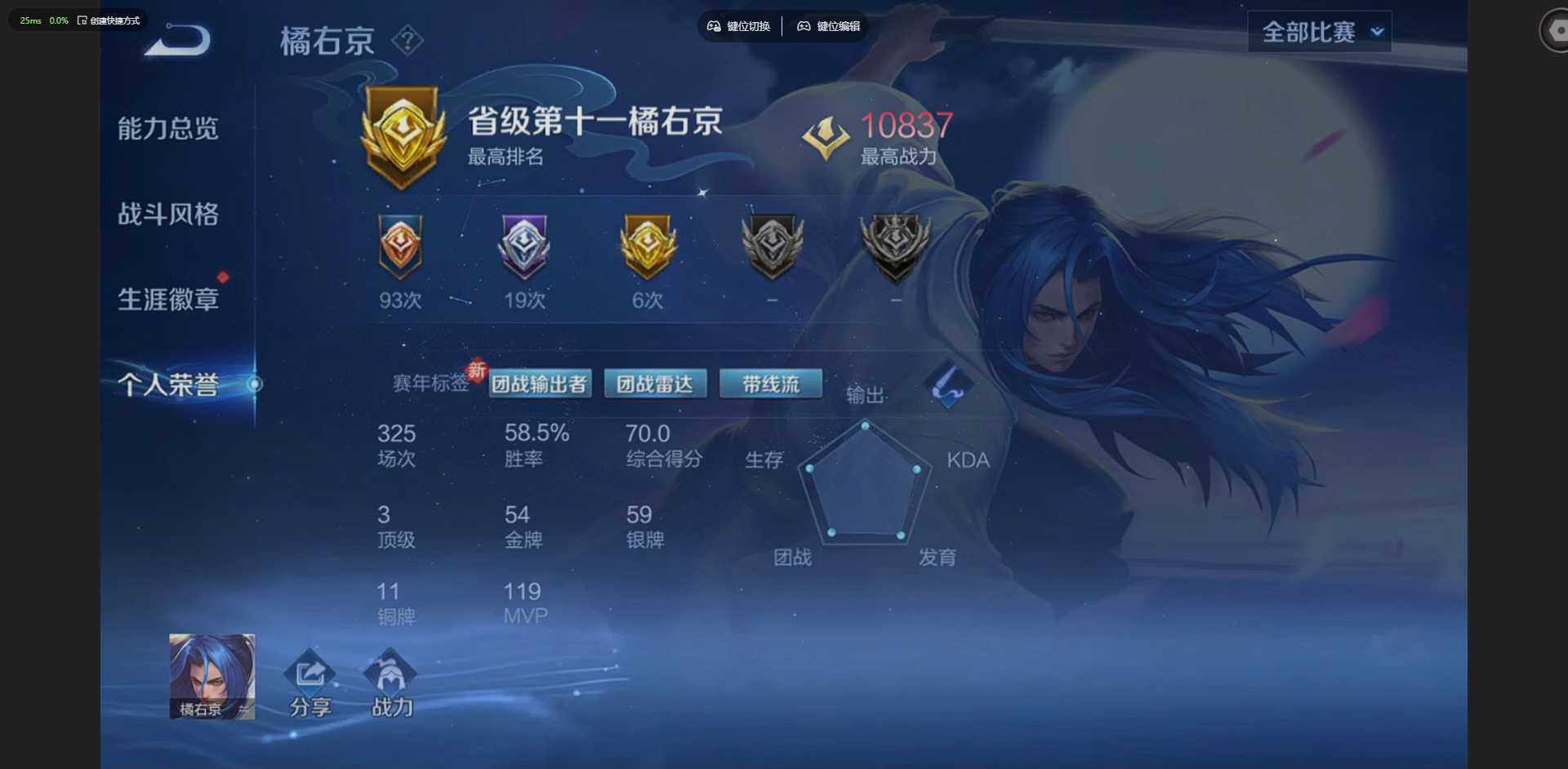 WZQM4210879王者荣耀账号详情图6