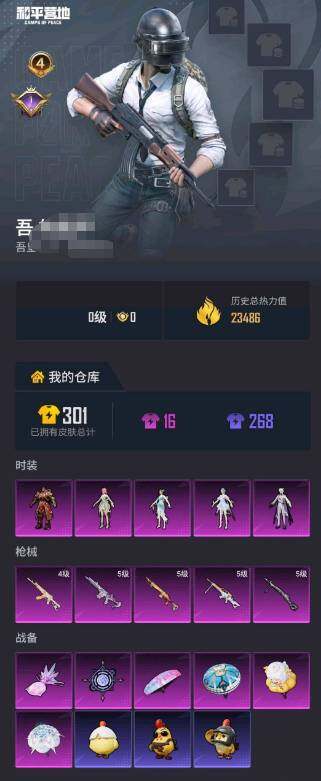 HPQM4115916和平精英账号详情图5