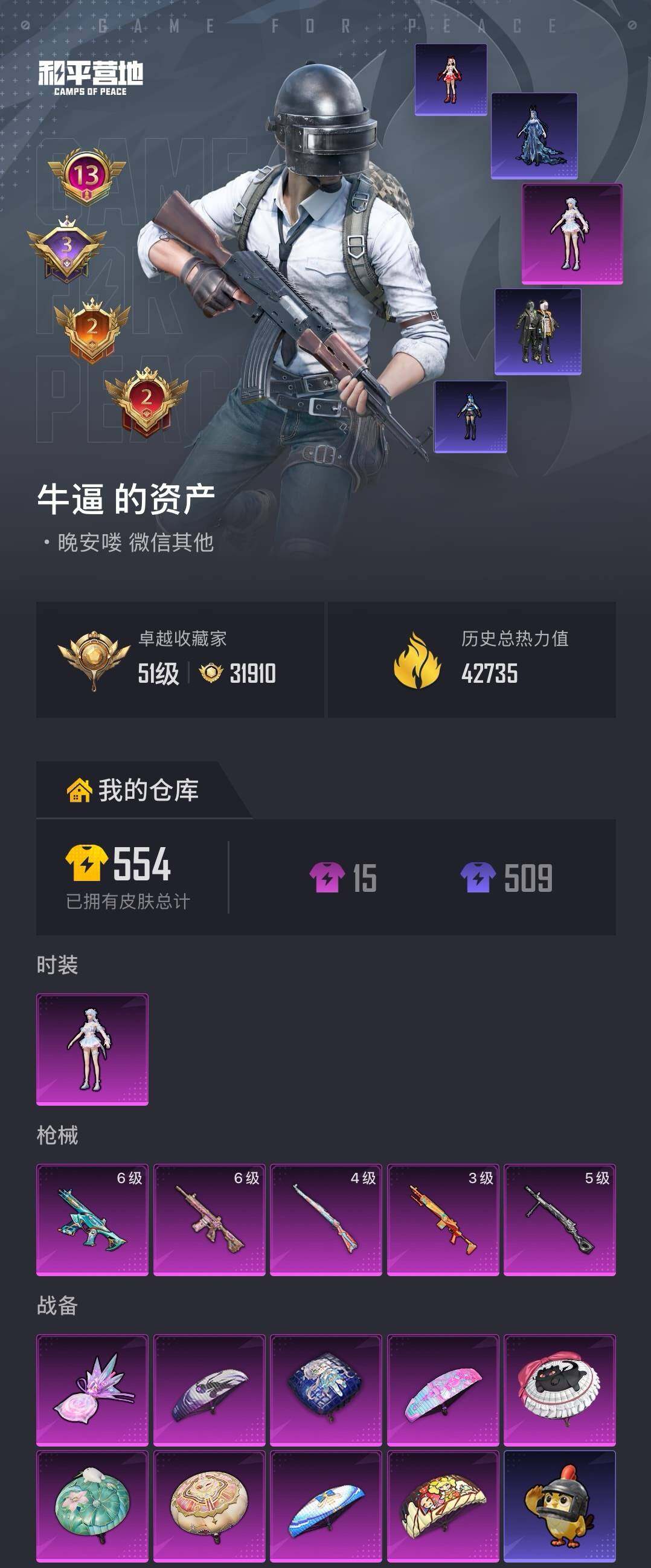 HPQM4115301和平精英账号详情图6