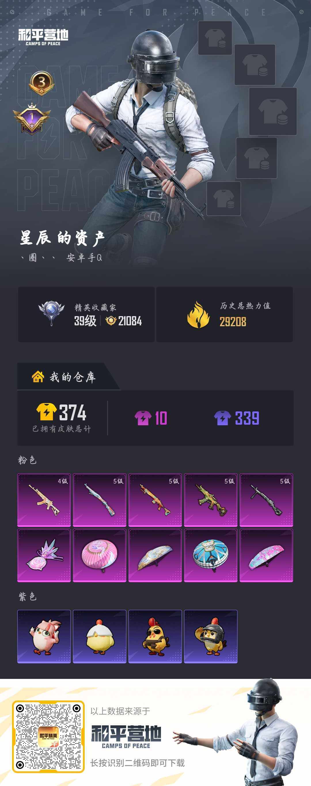 HPLE4115649和平精英账号详情图2 HPLE4115649和平精英账号详情图2