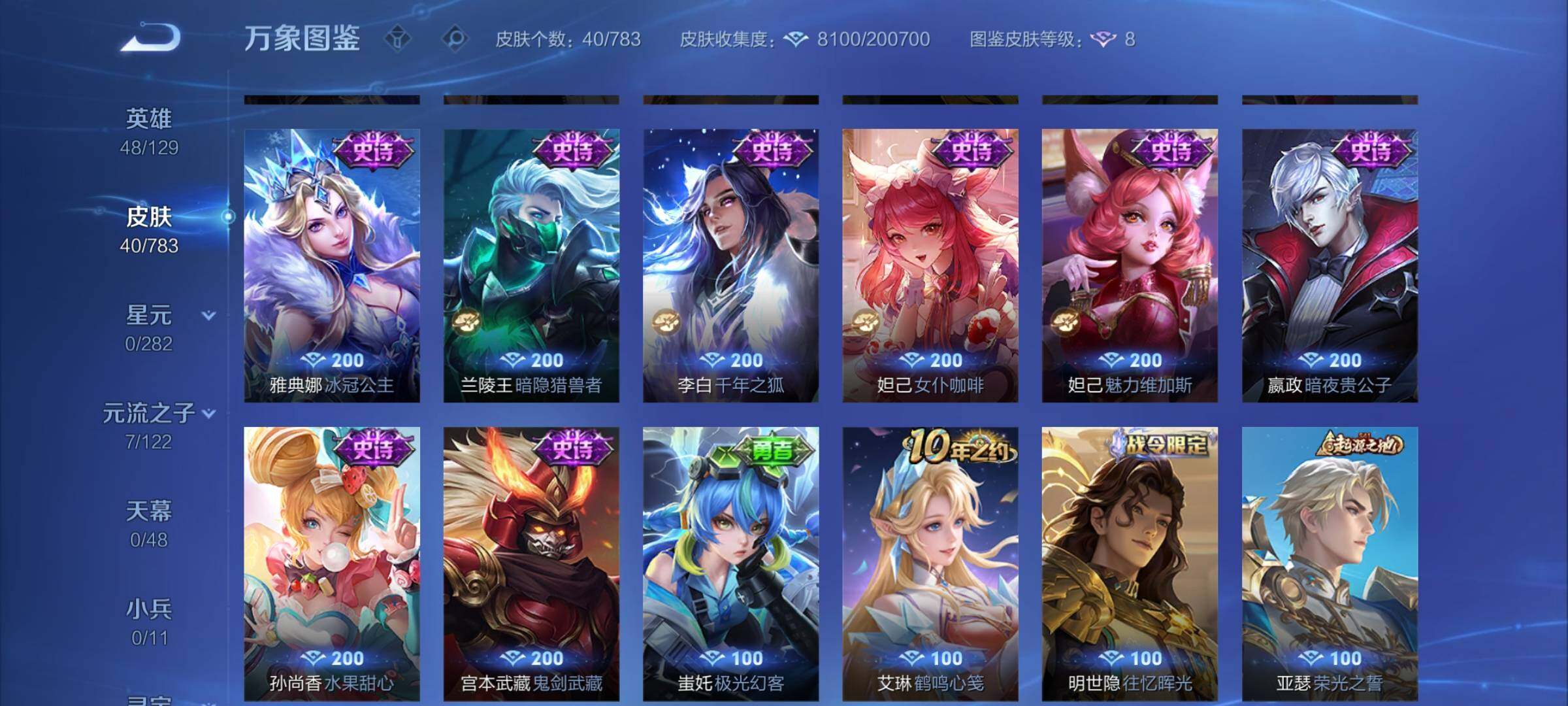 WZLX4219359王者荣耀账号详情图7