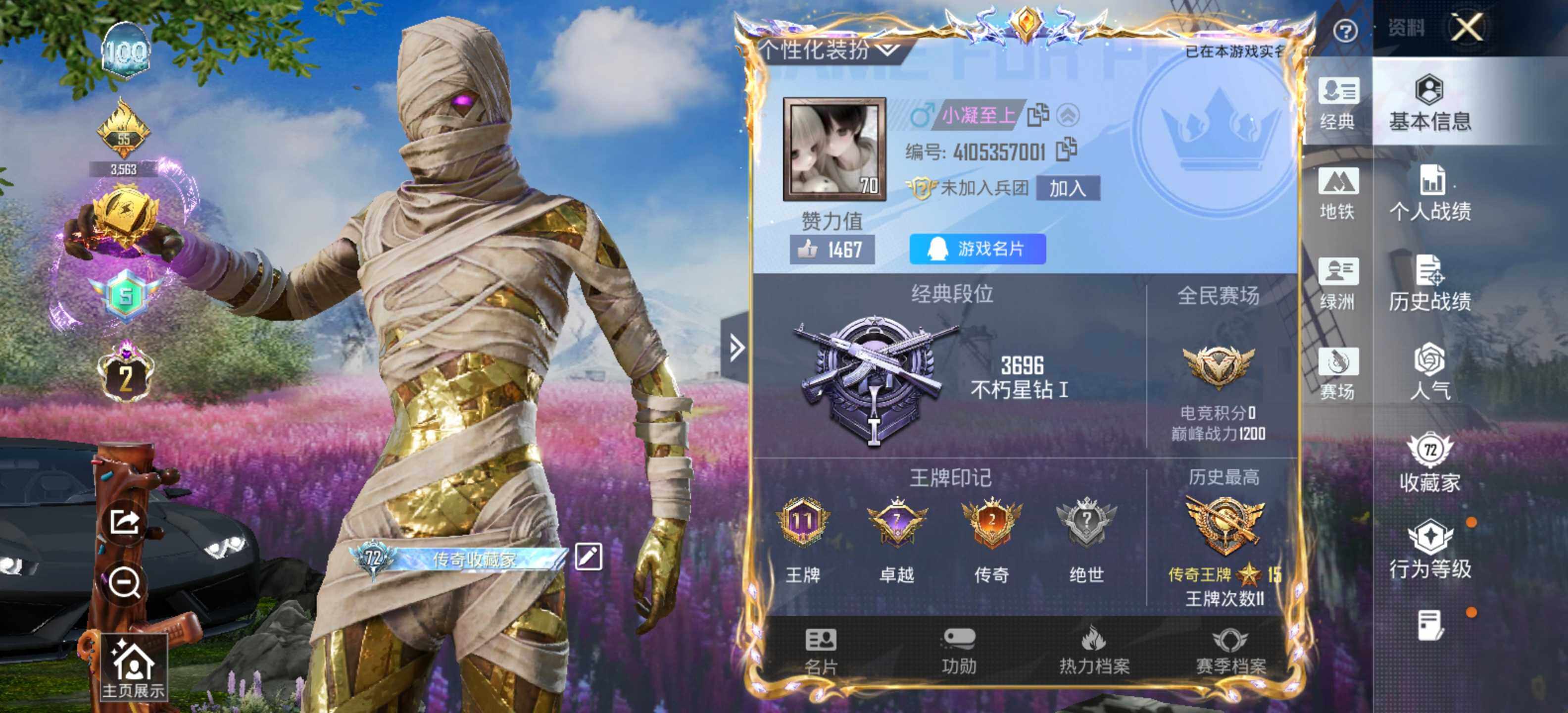 HPLX4116147和平精英账号详情图7