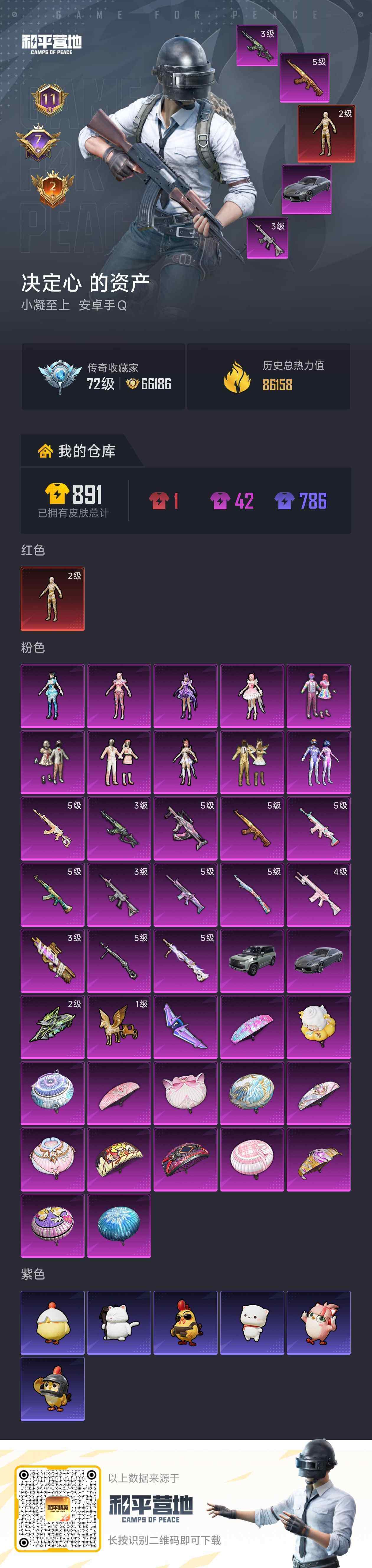 HPLX4116147和平精英账号详情图6