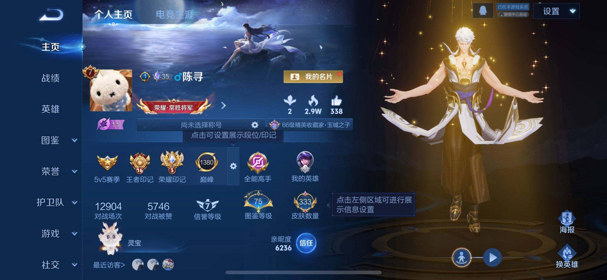 WZQM4212764王者荣耀账号详情图3