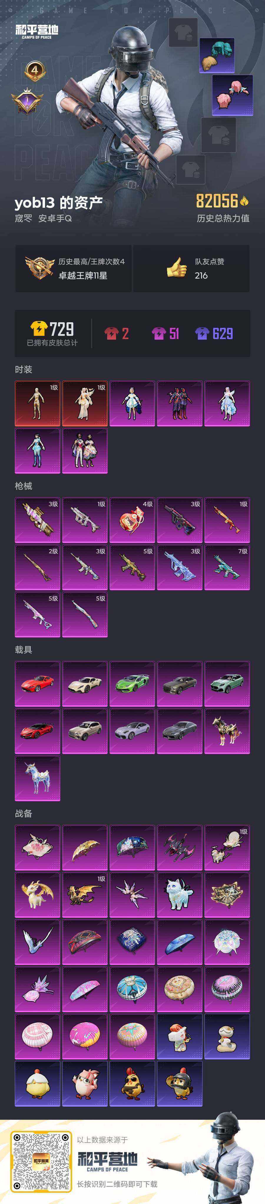 HPQM4139646和平精英账号详情图6