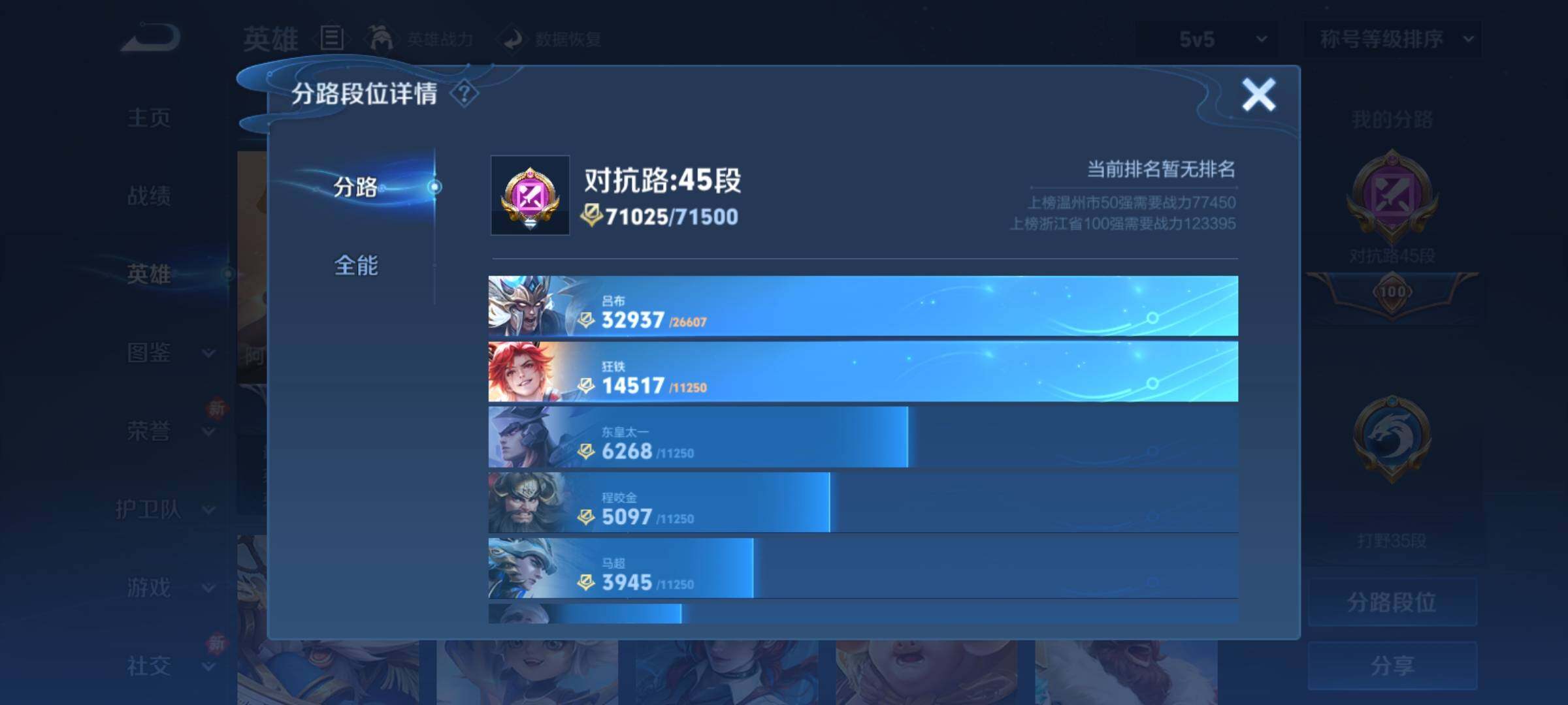 WZCMY4211535王者荣耀账号详情图6 WZCMY4211535王者荣耀账号详情图6