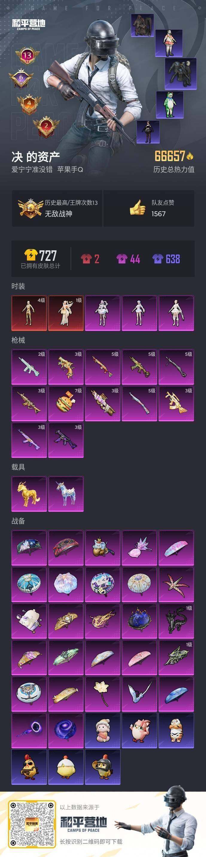 HPQM4139608和平精英账号详情图7