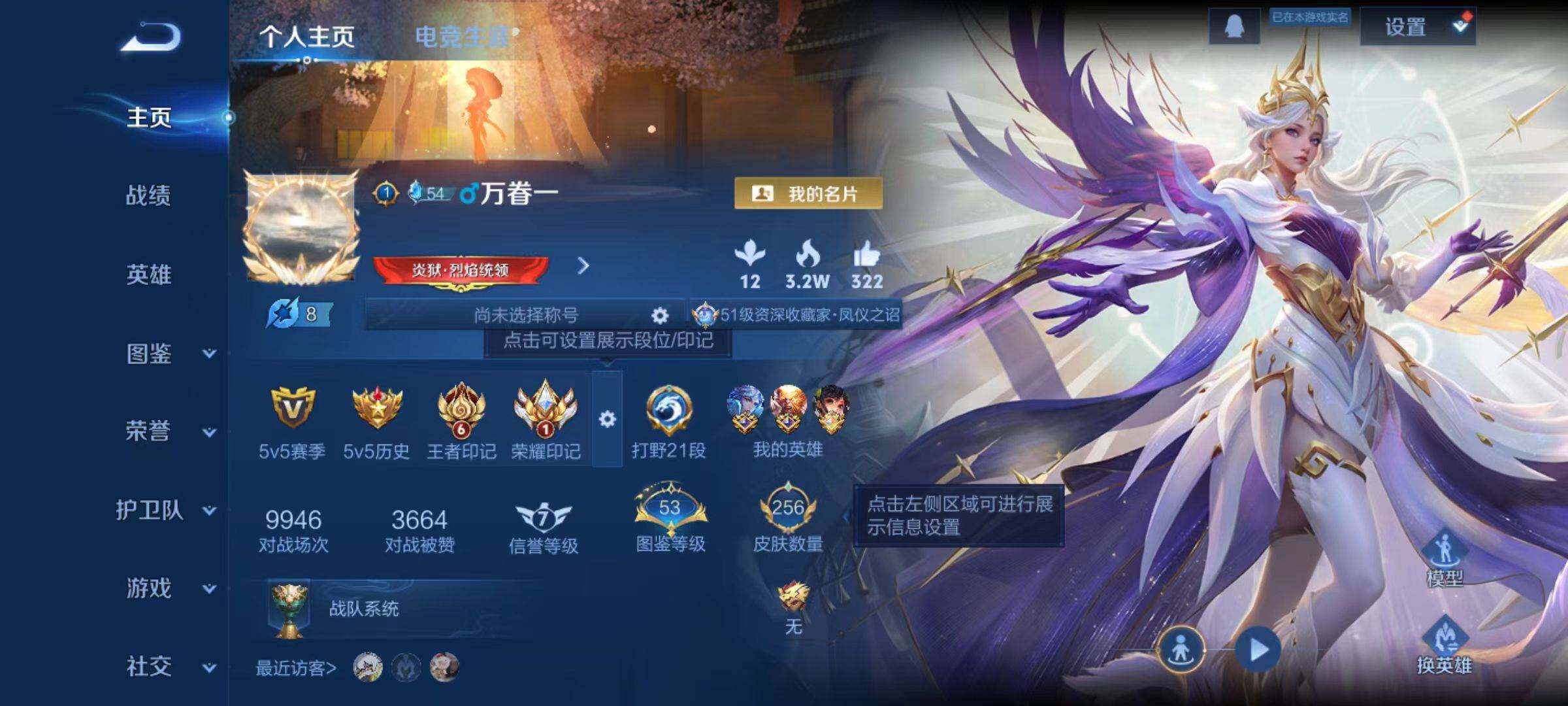 WZCMW4219916王者荣耀账号详情图2