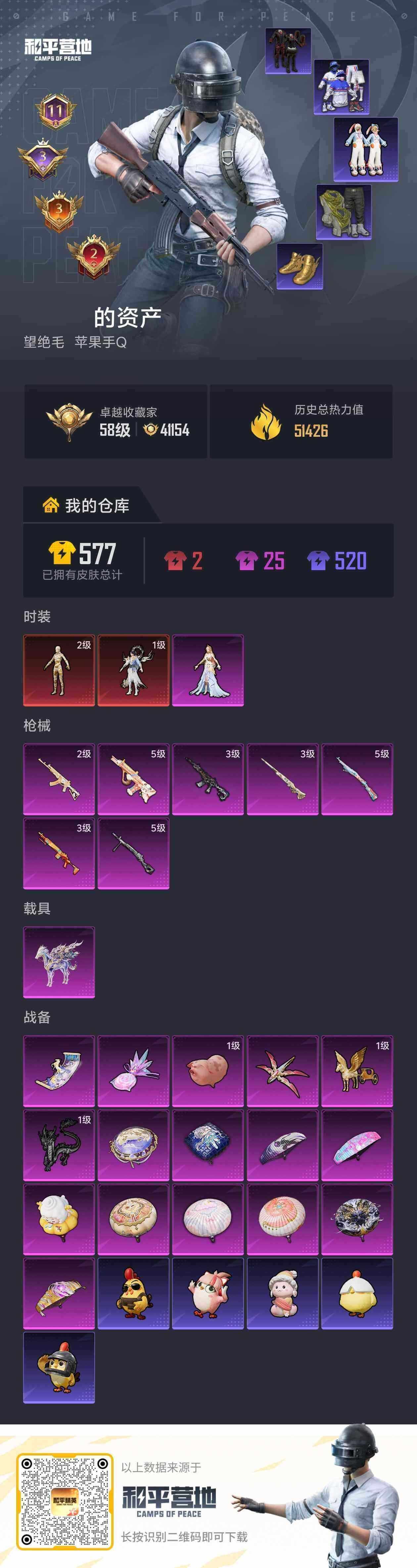 HPQM4139615和平精英账号详情图7