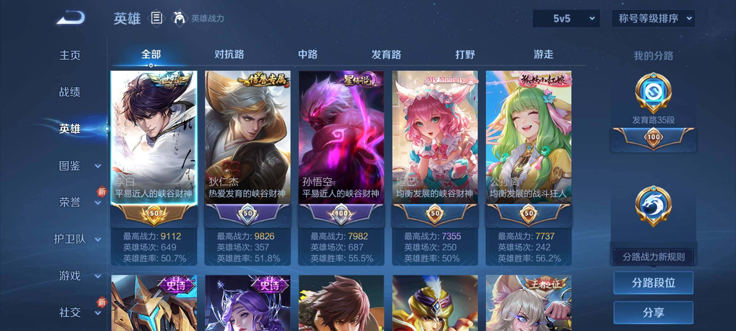 WZCMY4217527王者荣耀账号详情图3