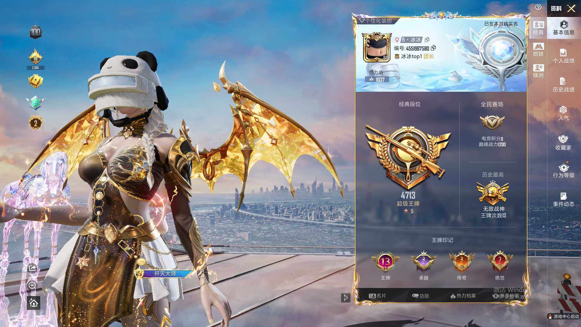 HPLE4116398和平精英账号详情图6