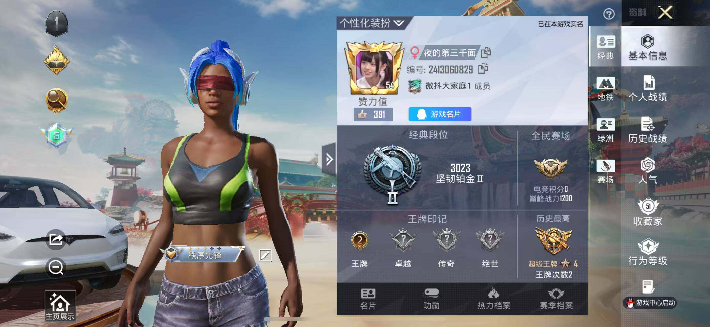 HPQM4116303和平精英账号详情图3