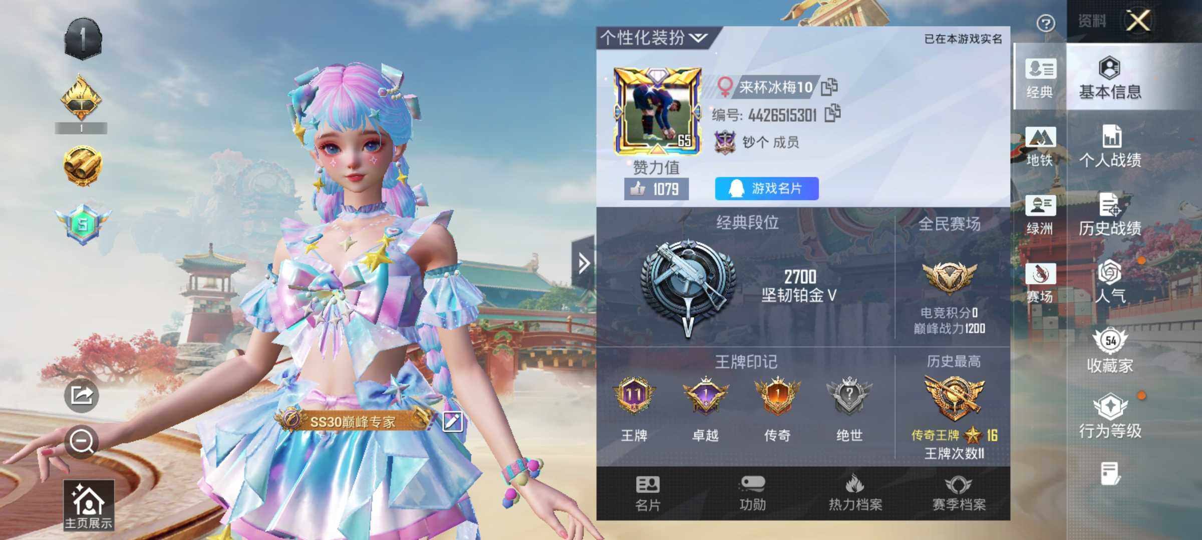 HPLE4116399和平精英账号详情图6