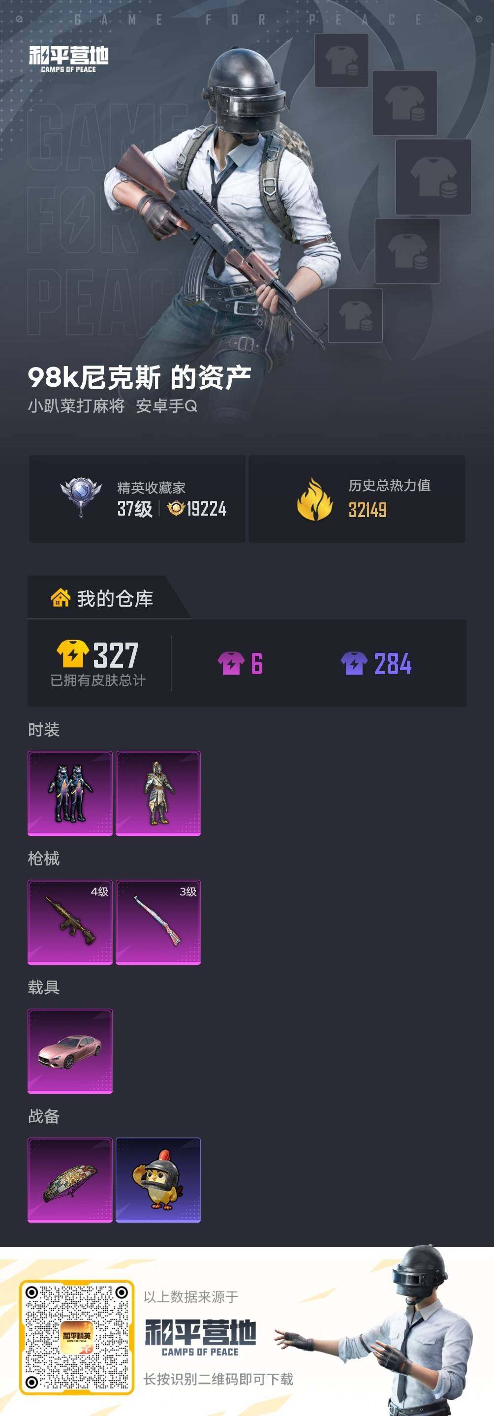 HPLX4116416和平精英账号详情图4