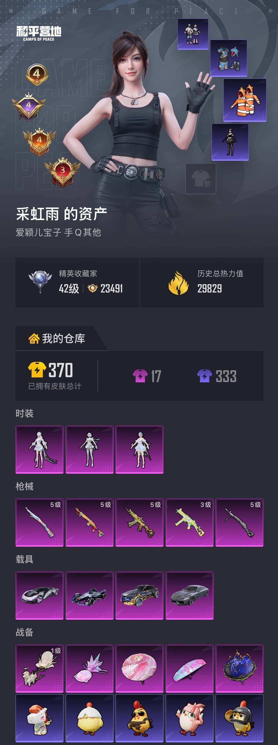 HPQM4116347和平精英账号详情图5